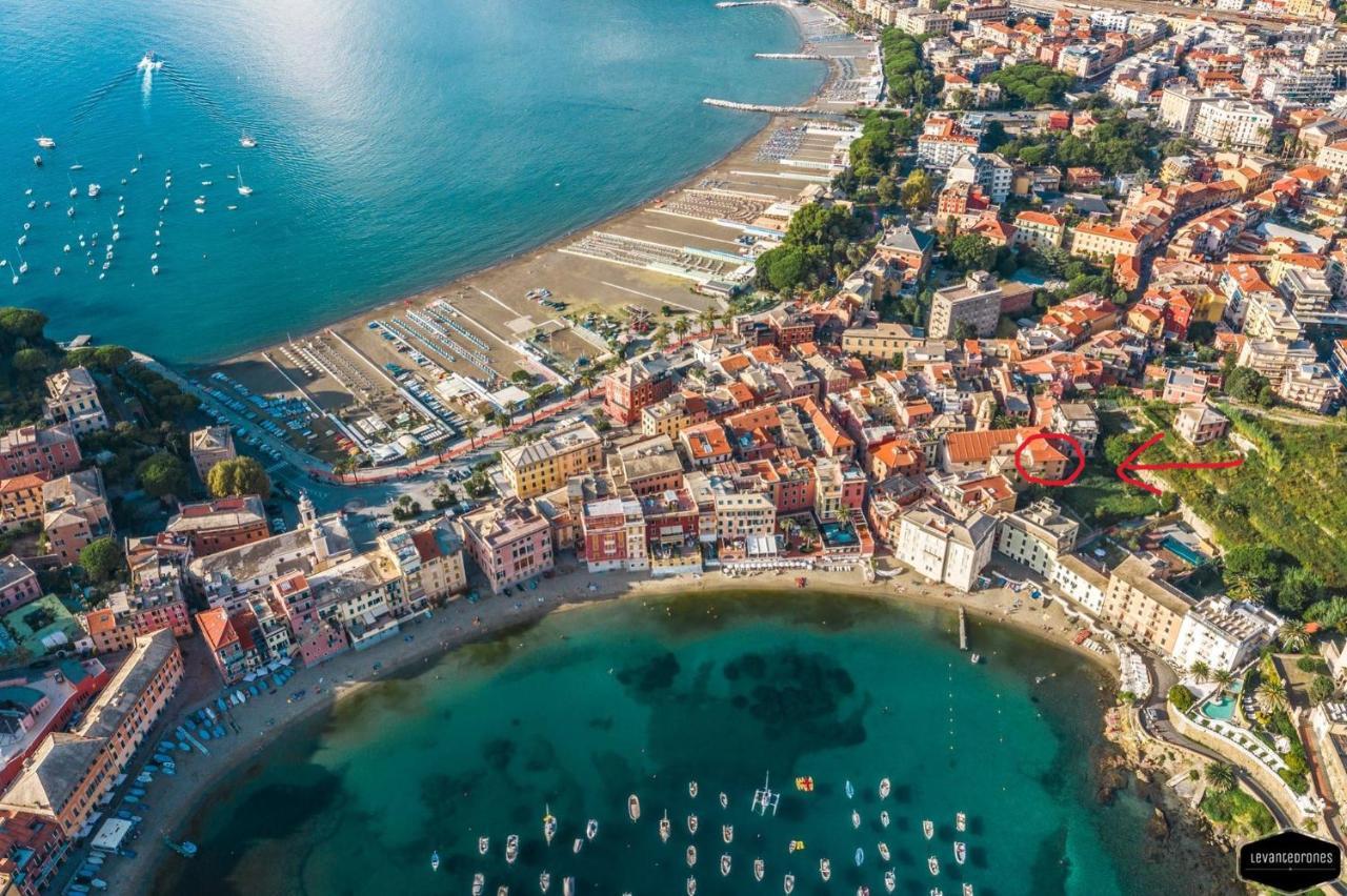 Appartamento La Baia Del Silenzio Sestri Levante Exteriör bild